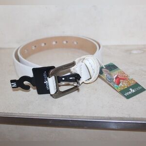 vine&thistle ivory belt (women’s Medium) (NWT)